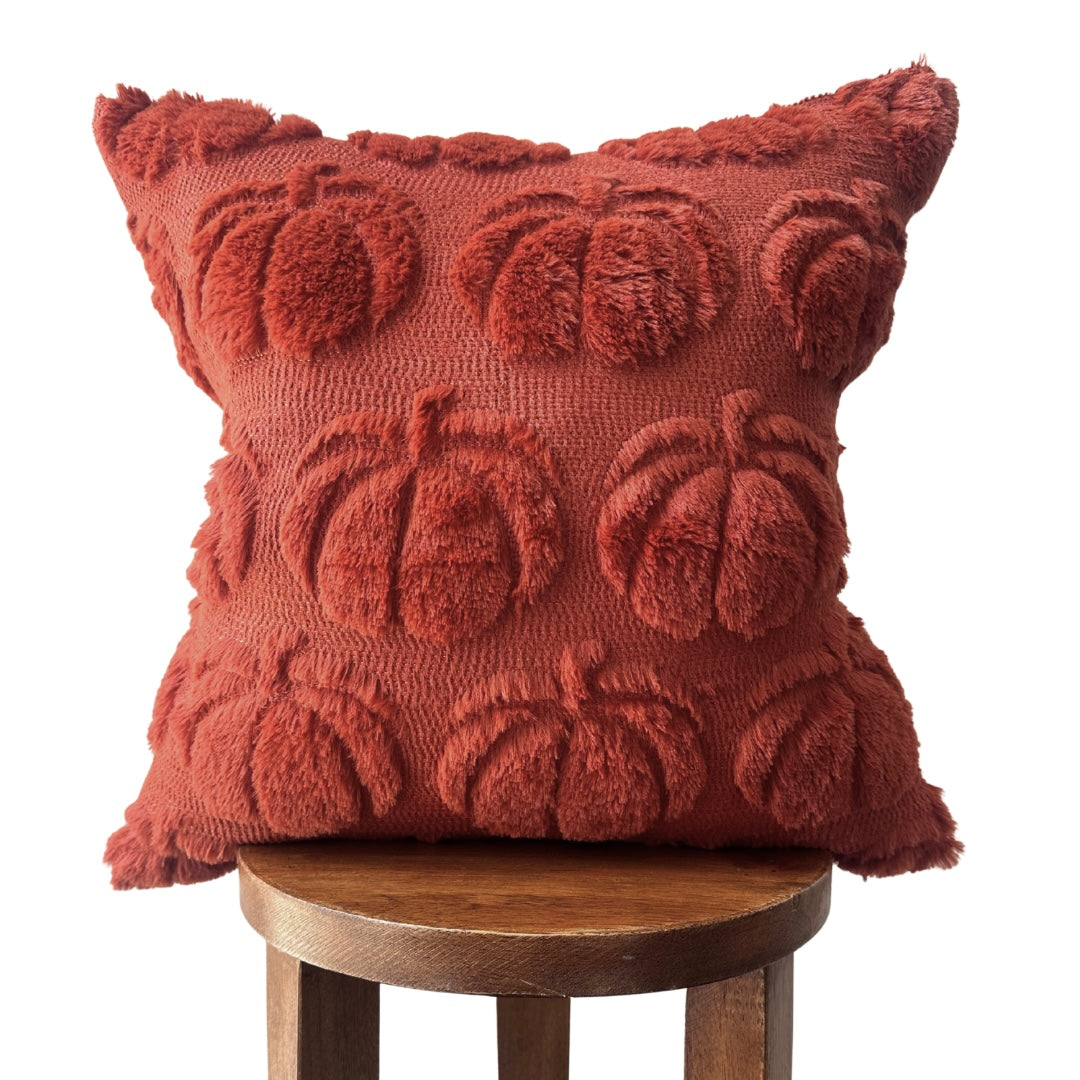 Dark Rust Pumpkin Pillow Cover-Parc Decor