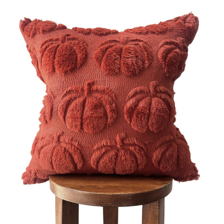 Dark Rust Pumpkin Pillow Cover-Parc Decor