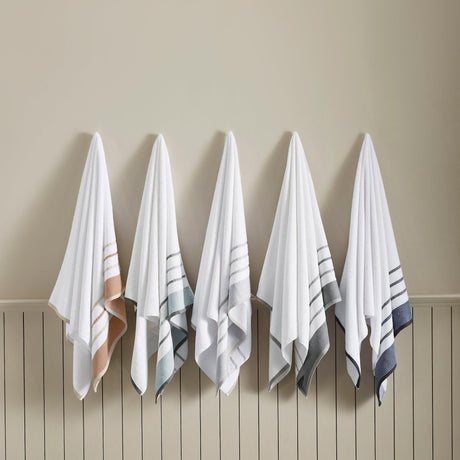 Decorative Cotton Stripe Bath Towel Set – Noelle Collection-Parc Decor