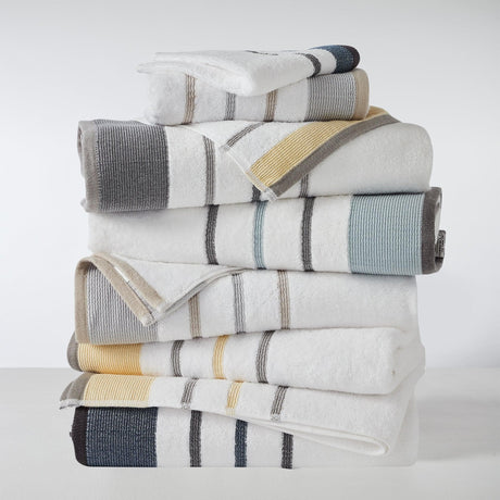 Decorative Cotton Stripe Bath Towel Set – Noelle Collection-Parc Decor