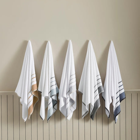 Decorative Cotton Stripe Bath Towel Set – Noelle Collection-Parc Decor