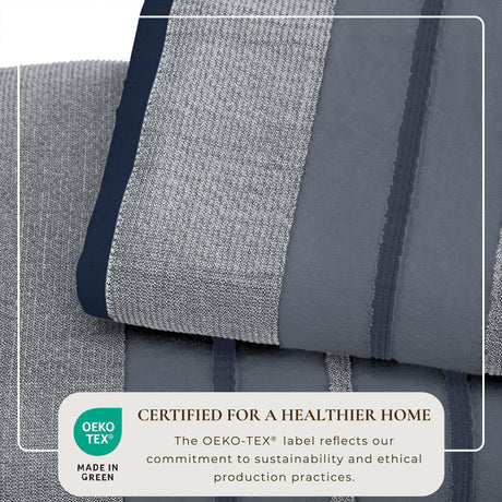 Decorative Cotton Stripe Bath Towel Set – Noelle Collection-Parc Decor