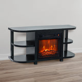 Decorative Modern 48" TV Stand with 18" Insert Electric Fireplace-Parc Decor