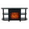 Decorative Modern 48" TV Stand with 18" Insert Electric Fireplace-Parc Decor