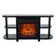 Decorative Modern 48" TV Stand with 18" Insert Electric Fireplace-Parc Decor