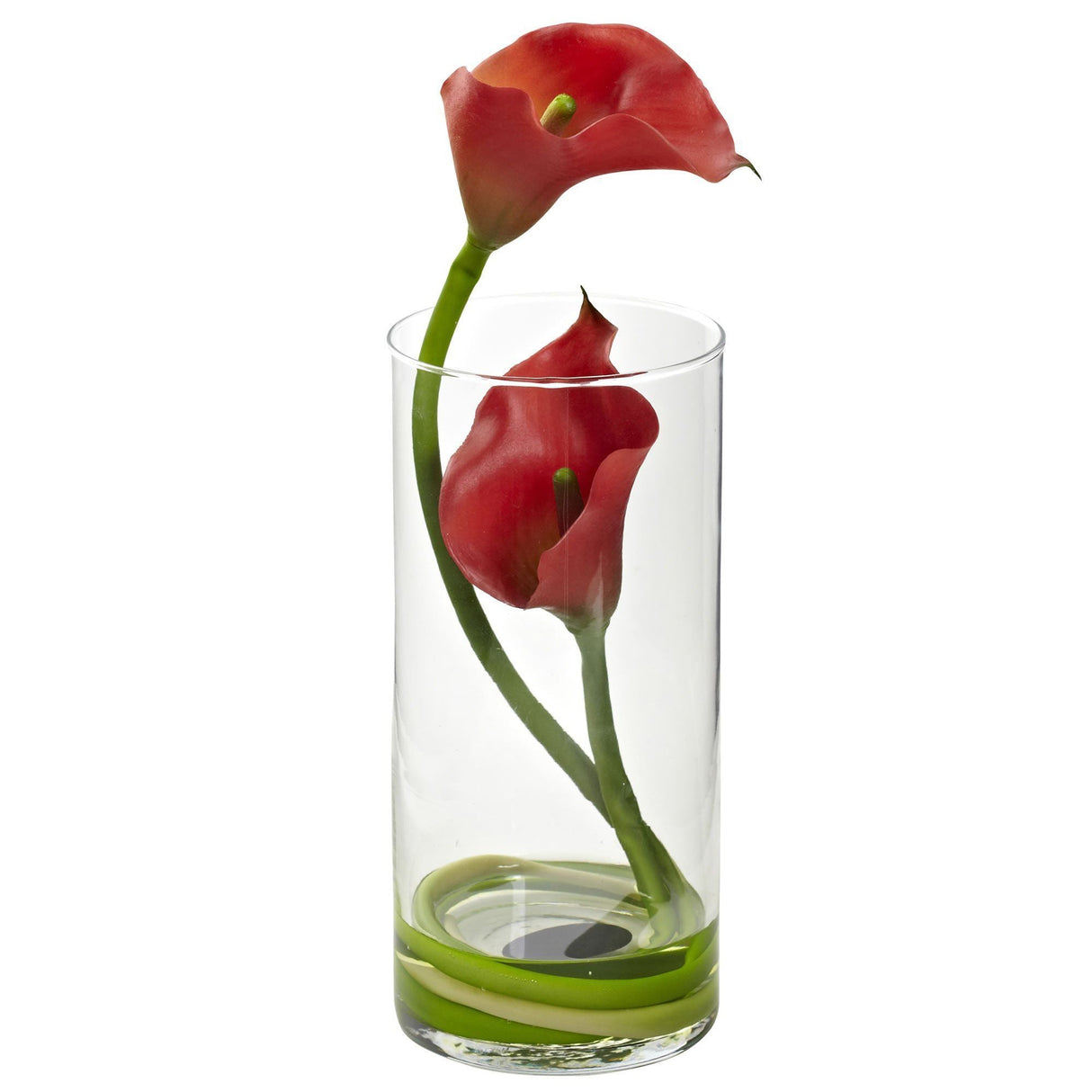 Double Calla Lily w/Cylinder (Set of 2)-Parc Decor