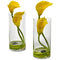 Double Calla Lily w/Cylinder (Set of 2)-Parc Decor