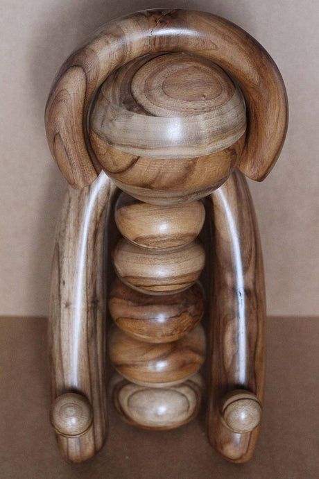 Earth Totem - Wooden Sculpture-Parc Decor