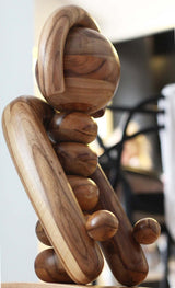 EARTH Totem - Wooden Sculpture-Parc Decor
