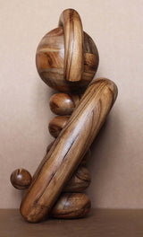 EARTH Totem - Wooden Sculpture-Parc Decor
