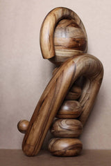 EARTH Totem - Wooden Sculpture-Parc Decor