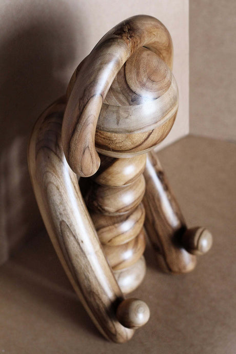 Earth Totem - Wooden Sculpture-Parc Decor