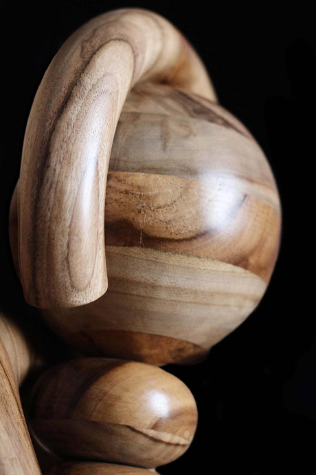 Earth Totem - Wooden Sculpture-Parc Decor