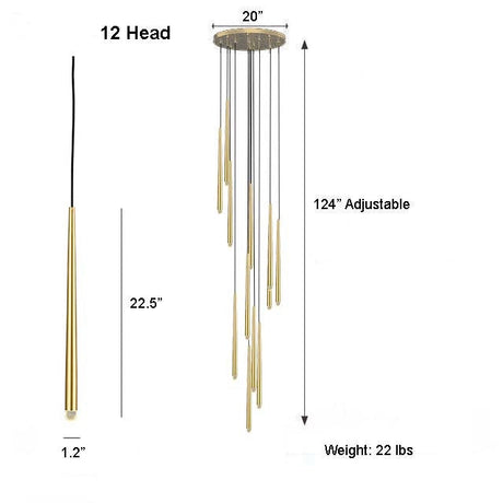 Evora Pendant Chandelier-Parc Decor