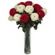 Fancy Rose Silk Flower Arrangement-Parc Decor