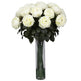 Fancy Rose Silk Flower Arrangement-Parc Decor