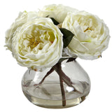 Fancy Rose w/Vase-Parc Decor