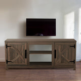 Farmhouse TV Stand for 58 Inch TV Storage Cabinet for Living Room-Parc Decor