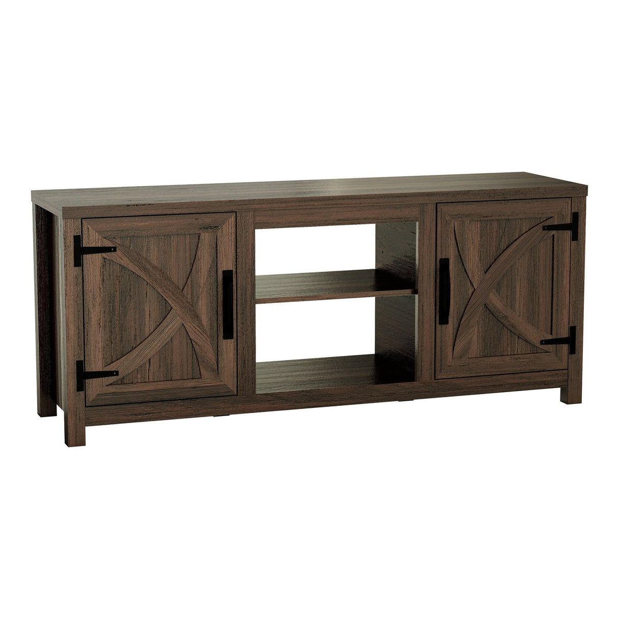 Farmhouse TV Stand for 58 Inch TV Storage Cabinet for Living Room-Parc Decor