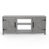 Farmhouse TV Stand for 58 Inch TV Storage Cabinet for Living Room-Parc Decor