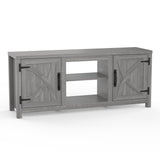 Farmhouse TV Stand for 58 Inch TV Storage Cabinet for Living Room-Parc Decor