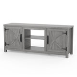 Farmhouse TV Stand for 58 Inch TV Storage Cabinet for Living Room-Parc Decor