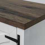 Farmhouse TV Stand for 58 Inch TV Storage Cabinet for Living Room-Parc Decor