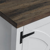 Farmhouse TV Stand for 58 Inch TV Storage Cabinet for Living Room-Parc Decor