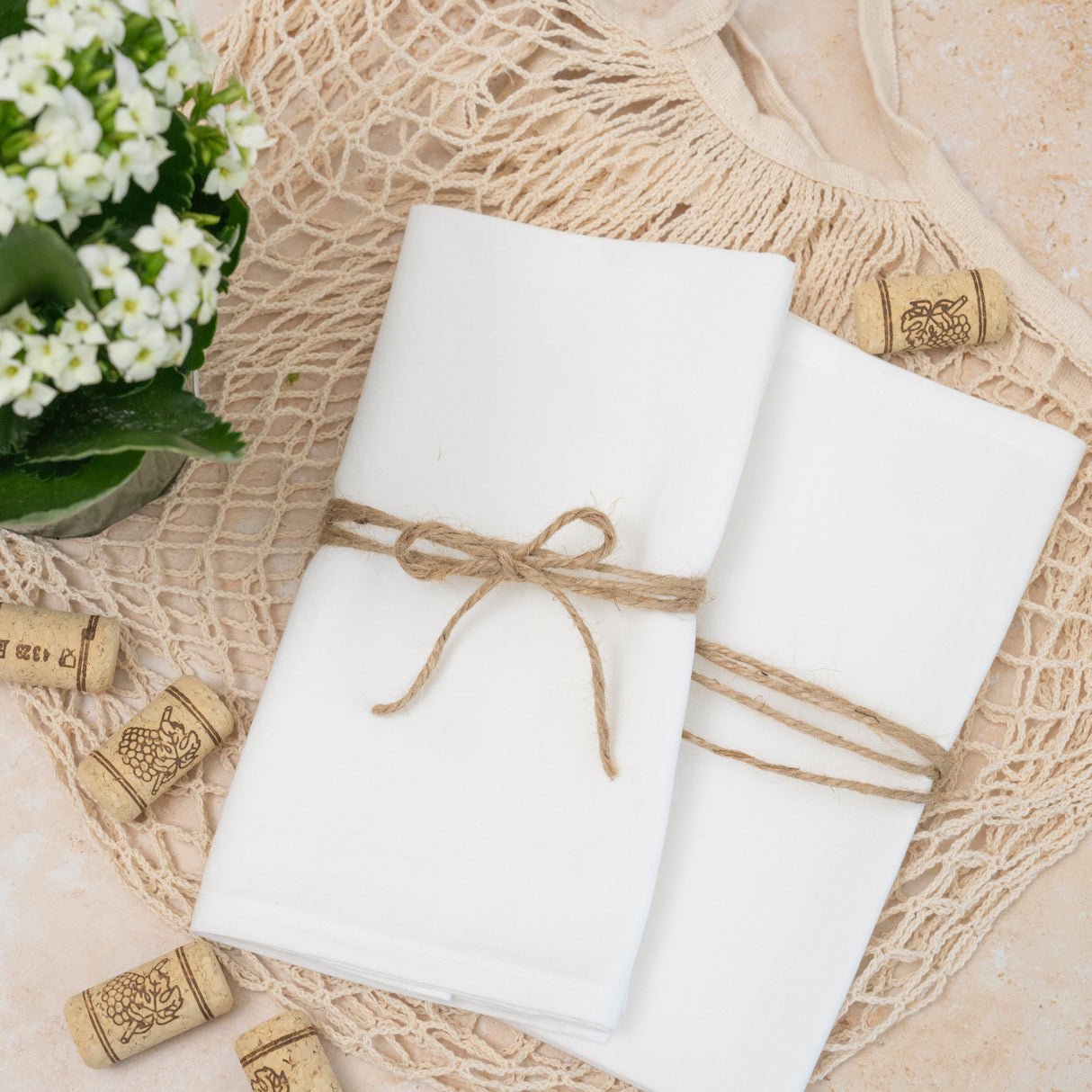 Flour Sack Napkins-Parc Decor