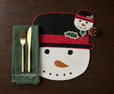Frosty Snowman Placemat, Christmas Placemat, Snowman Placemat-Parc Decor