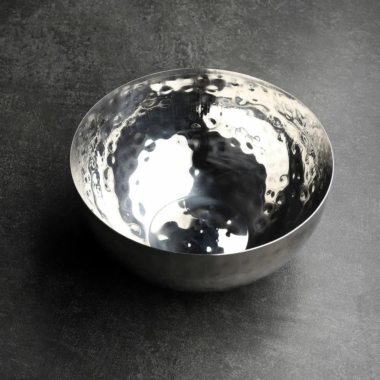 Full Polished Stainless Steel 8" Fruit Bowl-Parc Decor