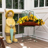 Geranium Artificial Bush UV Resistant (Indoor/Outdoor) (Set of 4)-Parc Decor