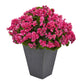 Geranium Artificial Plant in Slate Planter UV Resistant (Indoor/Outdoor)-Parc Decor