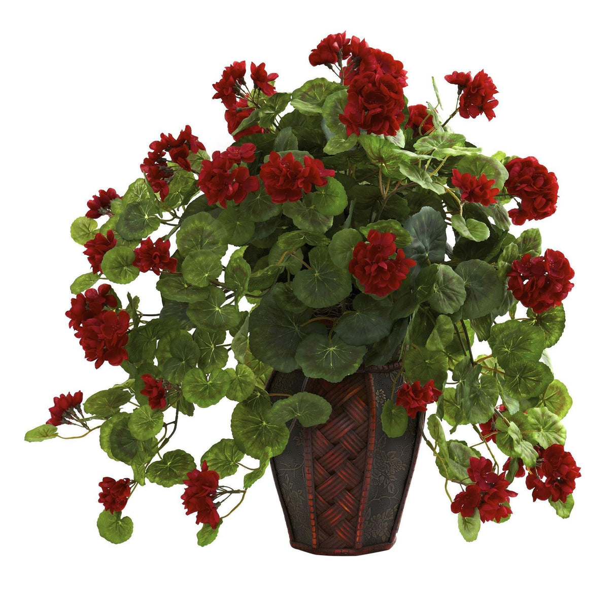 Geranium w/Decorative Planter-Parc Decor