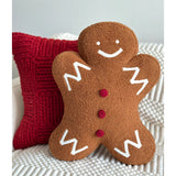 Gingerbread Man & Girl Holiday Pillow Set-Parc Decor