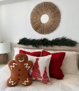 Gingerbread Man & Girl Holiday Pillow Set-Parc Decor