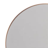 Golden Modern Round Framed Wall Mirror-Parc Decor