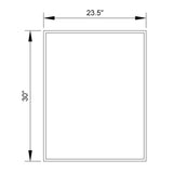 Golden Modern Square Framed Wall Mirror-Parc Decor