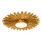 Golden Sunburst Flush Mount LED Lighting-Parc Decor