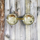 Hammered 2 Bowls with Leaf-Parc Decor