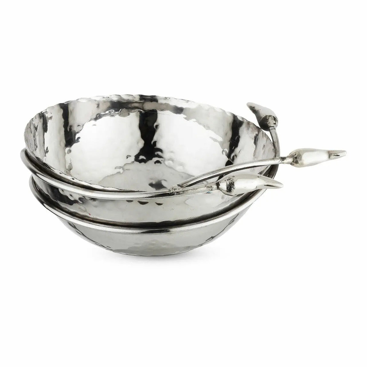 Hammered Chilly Nut Bowl-Parc Decor