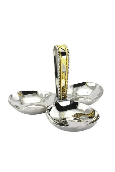 Hammered Willow Nut Bowl-Parc Decor