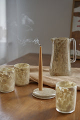 Hand Blown Glass Candle Holder-Parc Decor