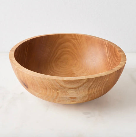 Hand Carved Ash wood Nesting Bowl Set-Parc Decor