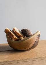 Hand Carved Small Wooden Bowl-Parc Decor