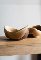 Hand Carved Small Wooden Bowl-Parc Decor