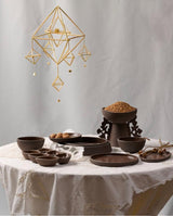 Handmade Oval Stoneware Serving Platter "Pumpernikel"-Parc Decor