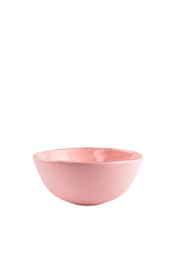 Handmade Porcelain Bowl with Gold Rim. Powder Pink-Parc Decor