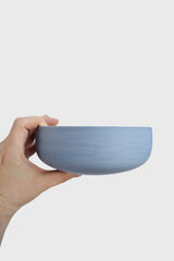 Handmade Porcelain Bowl. Forget-me-not/Chocolate-Parc Decor