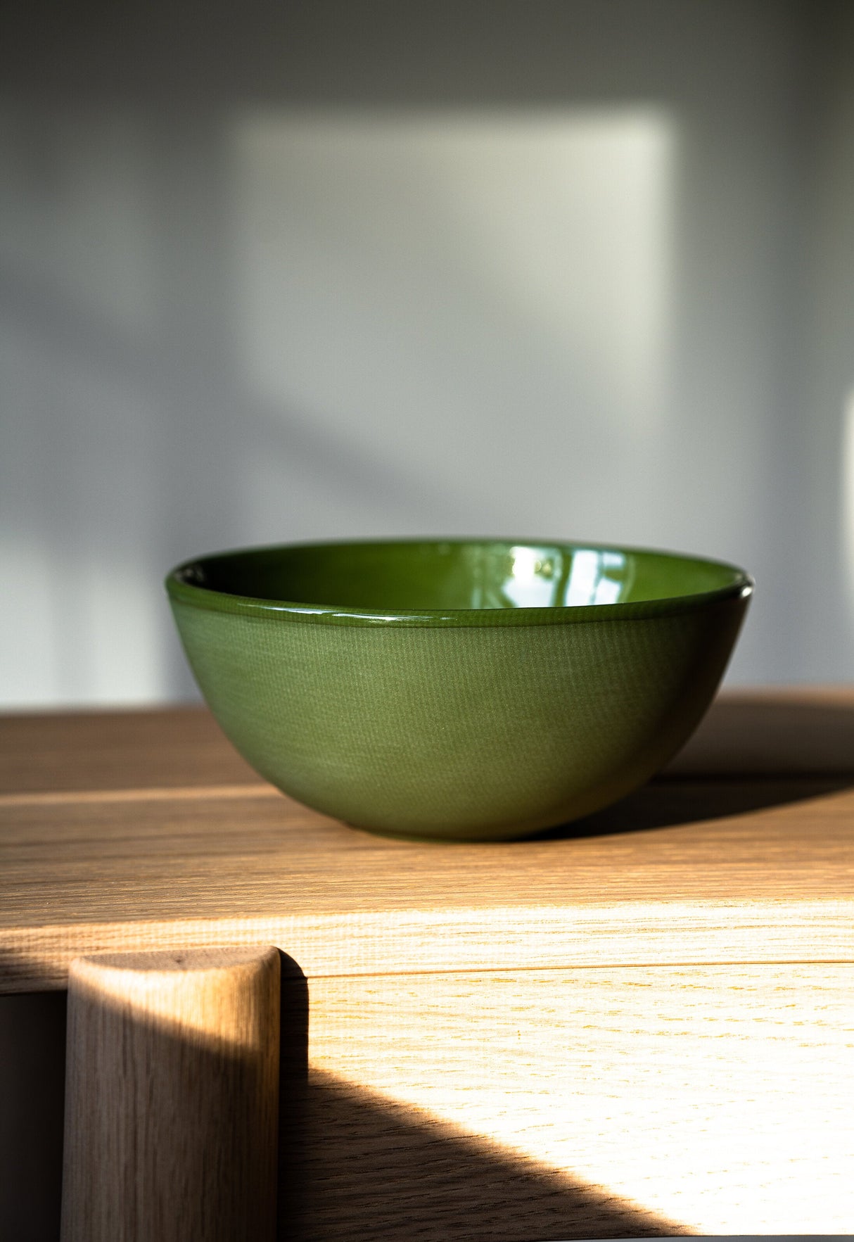 Handmade Porcelain Bowl. Green-Parc Decor